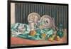 Still Life with Apples and Fruit Dishes, C.1906-Emile Bernard-Framed Giclee Print