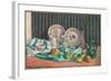 Still Life with Apples and Fruit Dishes, C.1906-Emile Bernard-Framed Giclee Print