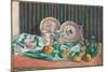 Still Life with Apples and Fruit Dishes, C.1906-Emile Bernard-Mounted Giclee Print