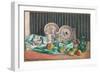 Still Life with Apples and Fruit Dishes, C.1906-Emile Bernard-Framed Giclee Print