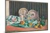Still Life with Apples and Fruit Dishes, C.1906-Emile Bernard-Mounted Giclee Print