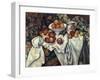 Still Life with Apples and Oranges, about 1895/1900-Paul Cézanne-Framed Giclee Print