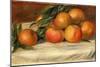 Still Life with Apples and Oranges, C.1901-Pierre-Auguste Renoir-Mounted Giclee Print