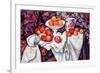 Still Life with Apples and Oranges-Paul Cézanne-Framed Art Print