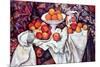 Still Life with Apples and Oranges-Paul Cézanne-Mounted Art Print