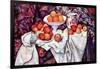 Still Life with Apples and Oranges-Paul C?zanne-Framed Art Print