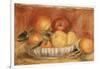 Still-life with Apples and Oranges-Pierre-Auguste Renoir-Framed Giclee Print