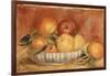 Still-life with Apples and Oranges-Pierre-Auguste Renoir-Framed Giclee Print