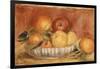 Still-life with Apples and Oranges-Pierre-Auguste Renoir-Framed Giclee Print