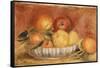 Still-life with Apples and Oranges-Pierre-Auguste Renoir-Framed Stretched Canvas