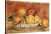 Still-life with Apples and Oranges-Pierre-Auguste Renoir-Stretched Canvas