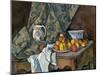 Still Life with Apples and Peaches, c.1905-Paul Cézanne-Mounted Giclee Print