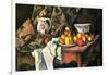 Still Life with Apples and Peaches-Paul C?zanne-Framed Art Print