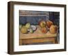 Still Life with Apples and Pears, C.1891-2 (Oil on Canvas)-Paul Cezanne-Framed Giclee Print