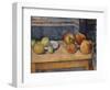 Still Life with Apples and Pears, C.1891-2 (Oil on Canvas)-Paul Cezanne-Framed Giclee Print