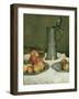 Still Life with Apples and Pewter Jug, 1878-Heinrich Wilhelm Truebner-Framed Giclee Print