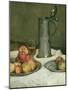 Still Life with Apples and Pewter Jug, 1878-Heinrich Wilhelm Truebner-Mounted Giclee Print