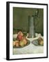 Still Life with Apples and Pewter Jug, 1878-Heinrich Wilhelm Truebner-Framed Giclee Print