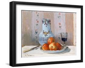 Still Life with Apples and Pitcher-Camille Pissarro-Framed Giclee Print