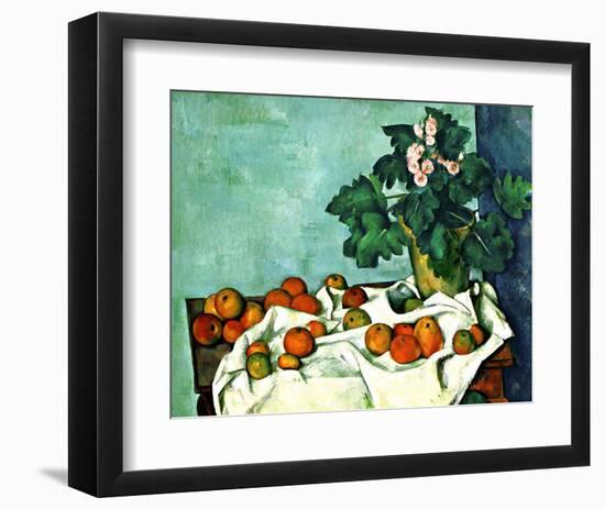 Still Life with Apples and Primroses-null-Framed Giclee Print