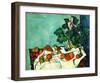 Still Life with Apples and Primroses-null-Framed Giclee Print