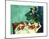 Still Life with Apples and Primroses-null-Mounted Giclee Print
