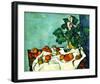 Still Life with Apples and Primroses-null-Framed Giclee Print