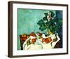 Still Life with Apples and Primroses-null-Framed Giclee Print