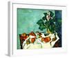 Still Life with Apples and Primroses-null-Framed Giclee Print