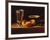 Still Life with Apples and Silver Goblet, 1876 (Oil on Canvas)-Francois Bonvin-Framed Giclee Print