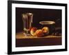 Still Life with Apples and Silver Goblet, 1876 (Oil on Canvas)-Francois Bonvin-Framed Giclee Print