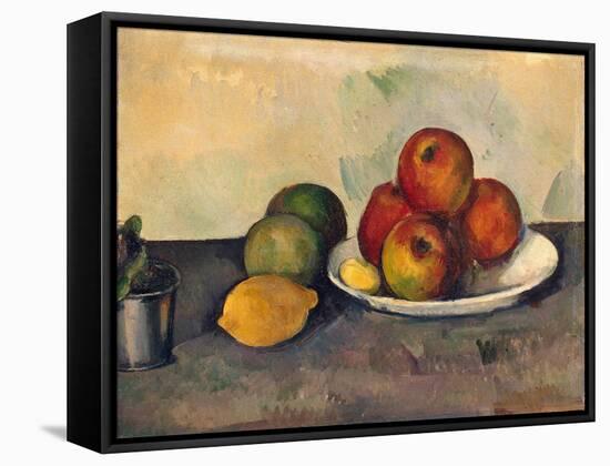Still Life with Apples, C.1890-Paul C?zanne-Framed Stretched Canvas