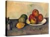 Still Life with Apples, C.1890-Paul C?zanne-Stretched Canvas