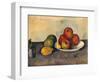 Still Life with Apples, C.1890-Paul C?zanne-Framed Premium Giclee Print