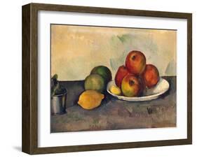 Still Life with Apples, C.1890-Paul C?zanne-Framed Giclee Print