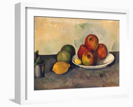 Still Life with Apples, C.1890-Paul C?zanne-Framed Giclee Print