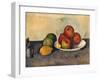 Still Life with Apples, C.1890-Paul C?zanne-Framed Giclee Print