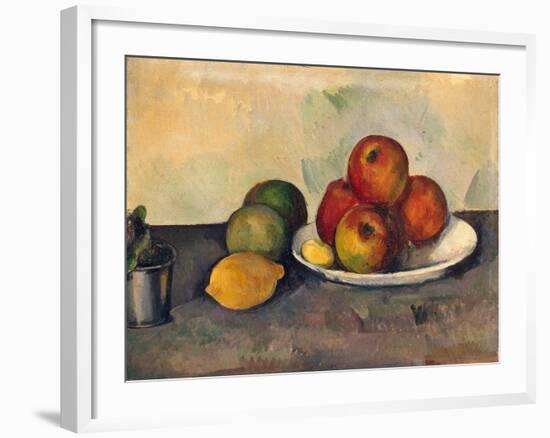 Still Life with Apples, C.1890-Paul C?zanne-Framed Giclee Print