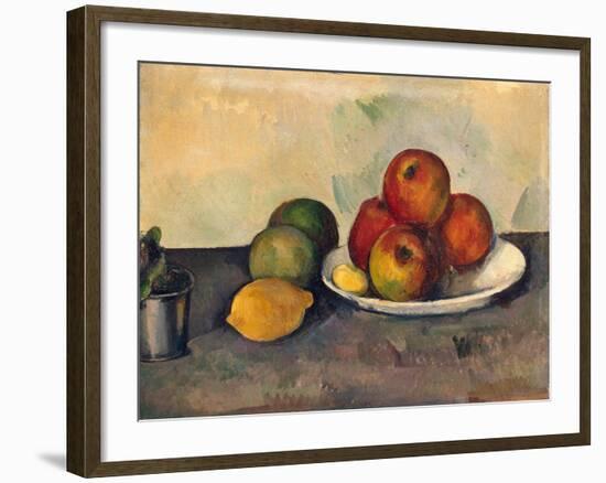 Still Life with Apples, C.1890-Paul C?zanne-Framed Giclee Print