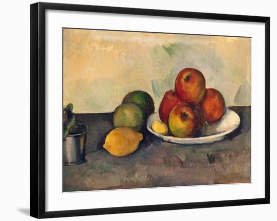 Still Life with Apples, C.1890-Paul C?zanne-Framed Giclee Print