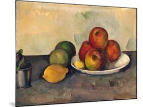 Still Life with Apples, C.1890-Paul C?zanne-Mounted Giclee Print