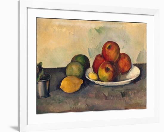 Still Life with Apples, C.1890-Paul C?zanne-Framed Giclee Print