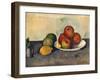 'Still Life with Apples', c1890-Paul Cezanne-Framed Giclee Print