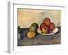 'Still Life with Apples', c1890-Paul Cezanne-Framed Giclee Print