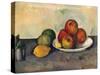 'Still Life with Apples', c1890-Paul Cezanne-Stretched Canvas