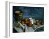 Still Life with Apples, Cup and Pitcher-Paul Cézanne-Framed Giclee Print