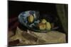 Still Life with Apples in a Delft Blue Bowl-Willem de Zwart-Mounted Art Print