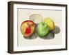 Still Life with Apples & Lemon II-Alicia Ludwig-Framed Art Print