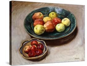Still-Life with Apples; Nature Morte Aux Pommes, C.1926-Henri Lebasque-Stretched Canvas