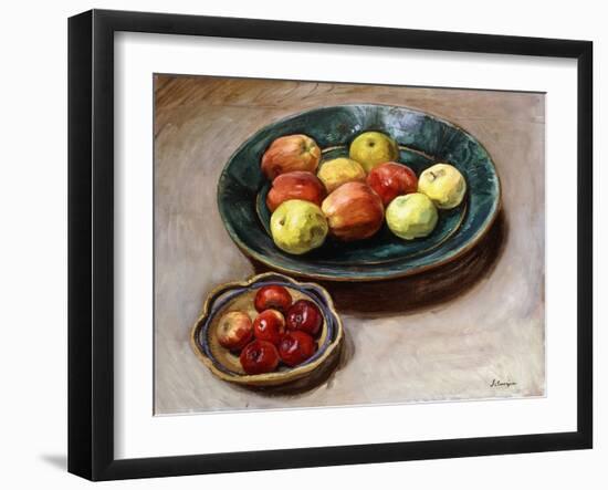 Still-Life with Apples; Nature Morte Aux Pommes, C.1926-Henri Lebasque-Framed Giclee Print